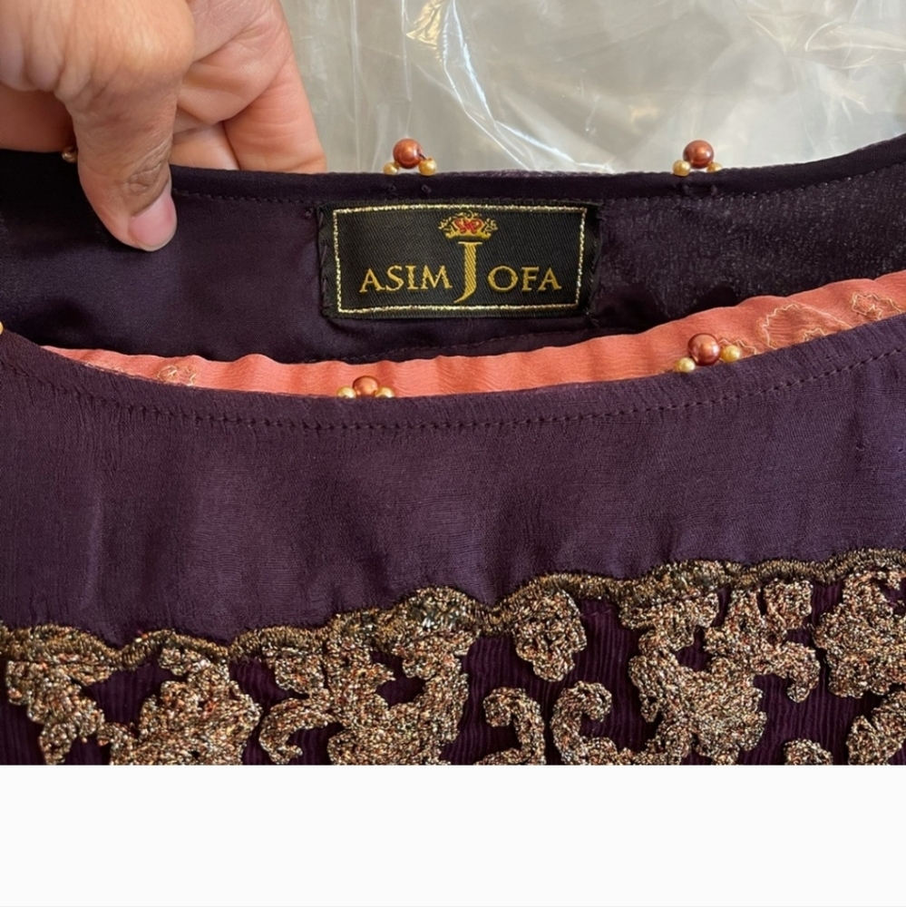 Designer ASIM JOFA Wedding Shalwar Kameez Dupatta Suit